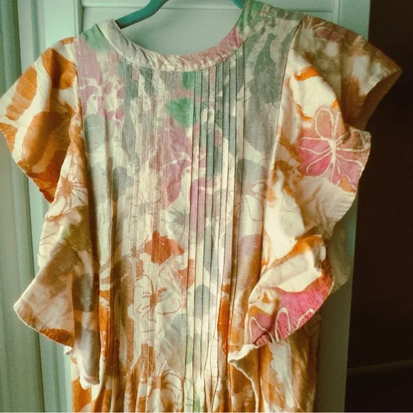 Anthropologie Maeve Cassandra dress
Size 1X (Generous fit) VGUC watercolor print - Picture 7 of 7